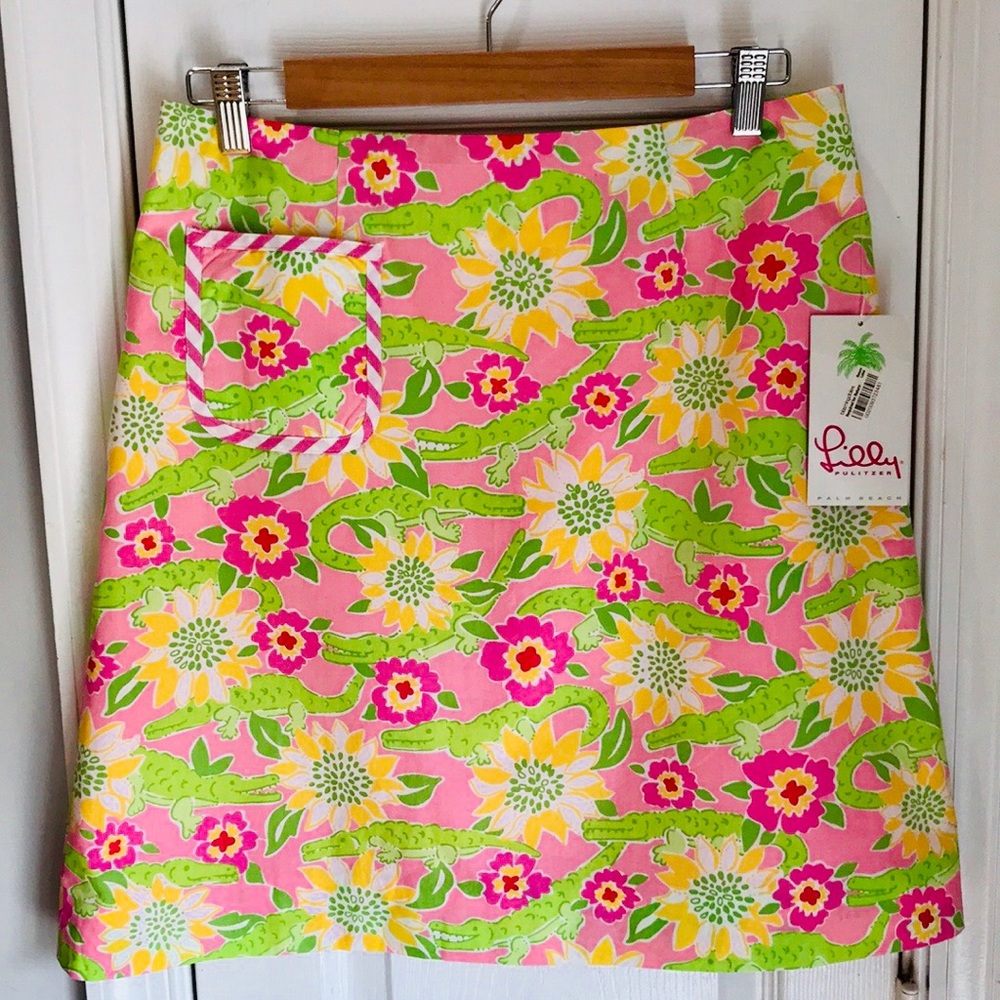 Lily Pulitzer Croc Monsieur Kristy Skirt